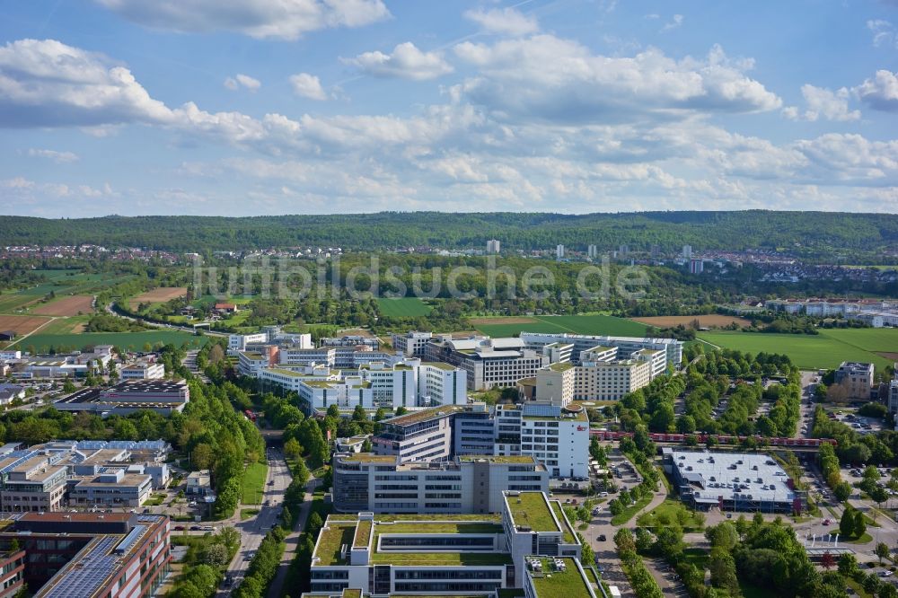 Luftbild Stuttgart - Industrie- und Gewerbegebiet Weilimdorf in Stuttgart im Bundesland Baden-Württemberg, Deutschland