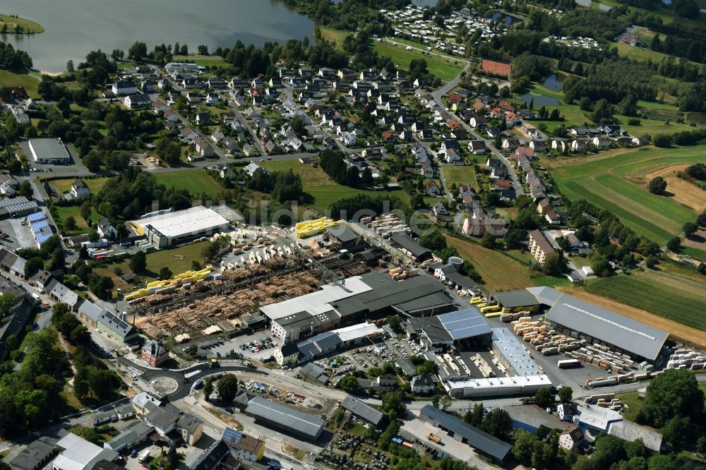 Luftaufnahme Weißenstadt - Industrie- und Gewerbegebiet in Weißenstadt im Bundesland Bayern