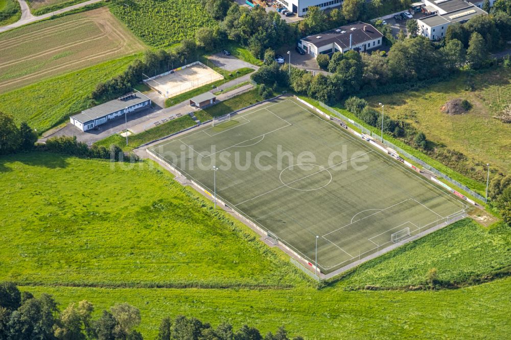 Luftbild Westenfeld - Industrie- und Gewerbegebiet in Westenfeld im Bundesland Nordrhein-Westfalen, Deutschland