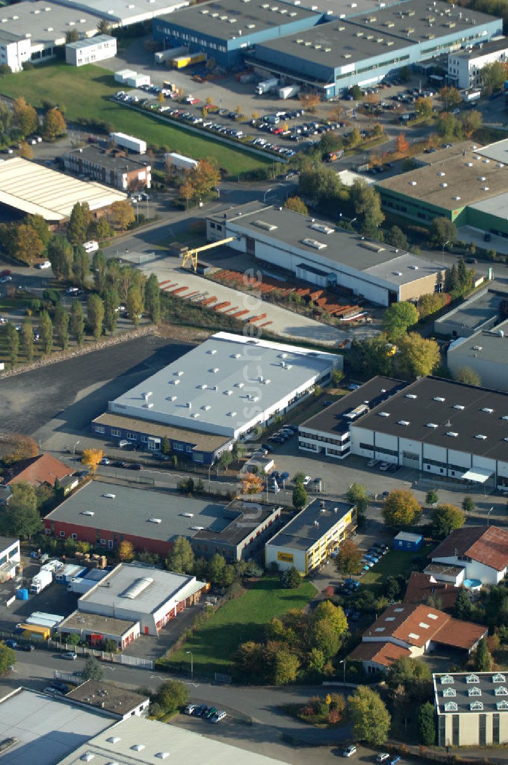 Luftaufnahme Dortmund - Industrie-Lagerhalle in Dortmund Wickede