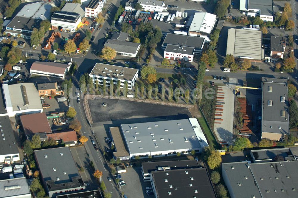 Luftbild Dortmund - Industrie-Lagerhalle in Dortmund Wickede