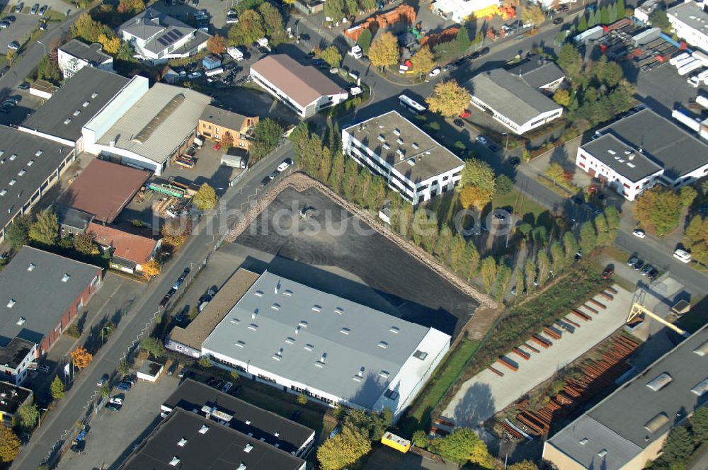 Dortmund aus der Vogelperspektive: Industrie-Lagerhalle in Dortmund Wickede