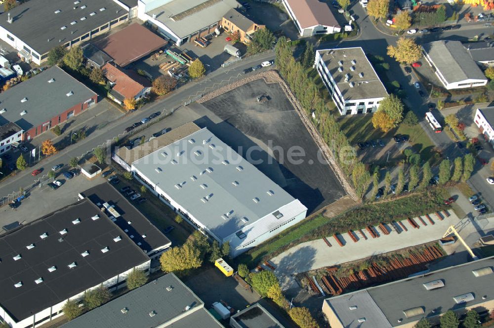 Luftaufnahme Dortmund - Industrie-Lagerhalle in Dortmund Wickede