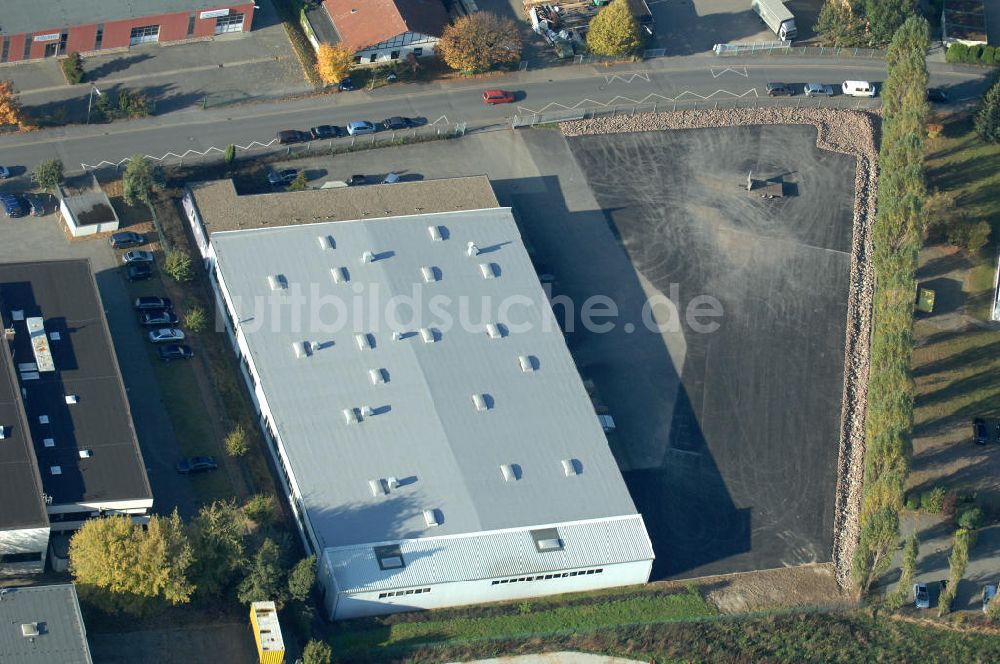 Dortmund aus der Vogelperspektive: Industrie-Lagerhalle in Dortmund Wickede