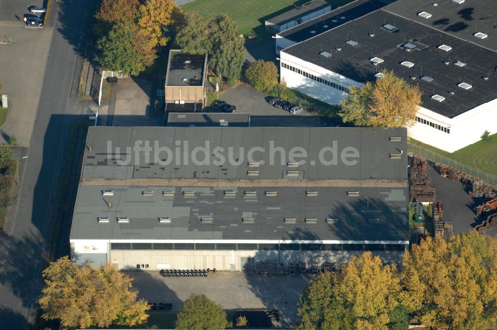 Bönen aus der Vogelperspektive: Industrie-Lagerhalle an der Rudolf-Diesel-Strasse 10 in 59199 Bönen