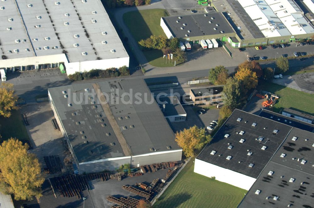 Bönen von oben - Industrie-Lagerhalle an der Rudolf-Diesel-Strasse 10 in 59199 Bönen