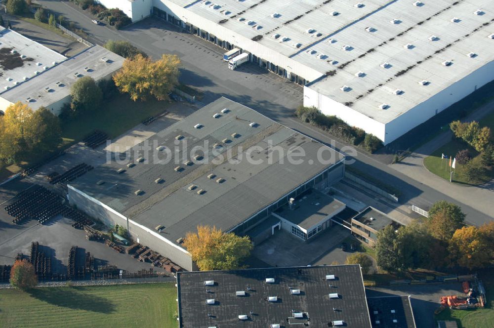 Bönen aus der Vogelperspektive: Industrie-Lagerhalle an der Rudolf-Diesel-Strasse 10 in 59199 Bönen