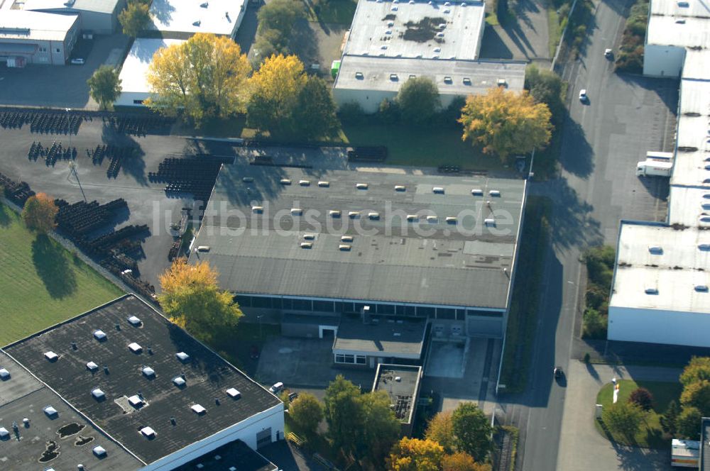 Bönen aus der Vogelperspektive: Industrie-Lagerhalle an der Rudolf-Diesel-Strasse 10 in 59199 Bönen