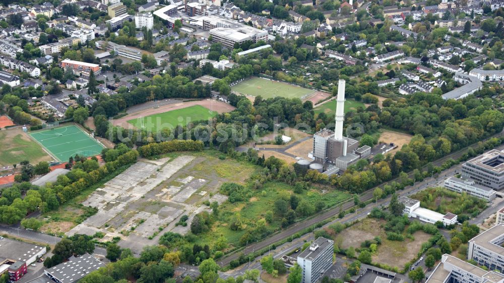 Bonn von oben - Industriebrache in Bonn im Bundesland Nordrhein-Westfalen, Deutschland