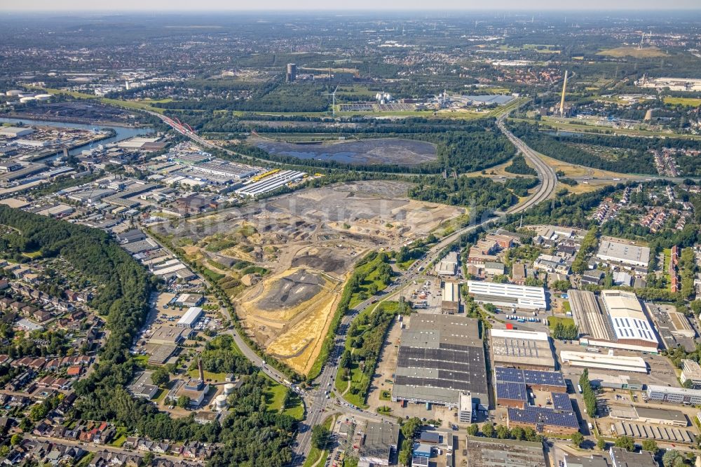 Luftbild Essen - Industriebrache - Zechenbrache - Emil-Emscher in Essen im Bundesland Nordrhein-Westfalen, Deutschland