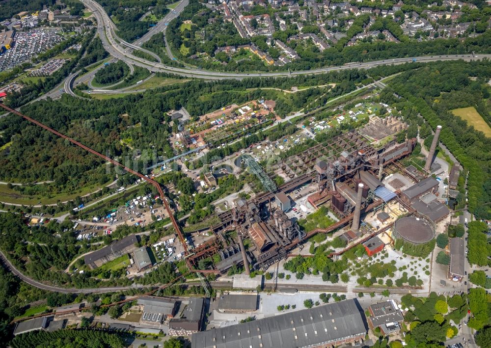 Luftbild Duisburg - Industriedenkmal der power-ruhrgebiet GmbH in Duisburg im Bundesland Nordrhein-Westfalen