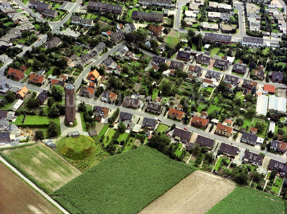 Straelen aus der Vogelperspektive: Industriedenkmal Wasserturm in Straelen im Bundesland Nordrhein-Westfalen