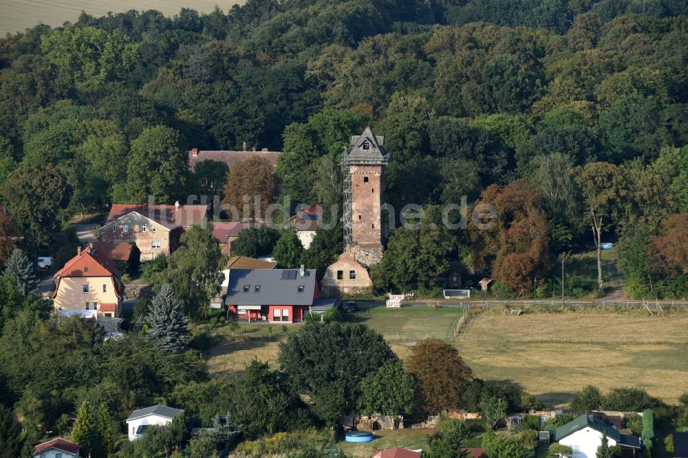 Luftbild Werneuchen - Industriedenkmal Wasserturm in Werneuchen im Bundesland Brandenburg