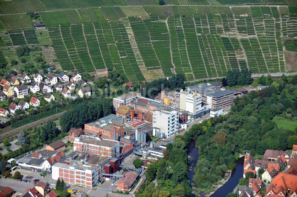 Luftaufnahme Besigheim - Industriegebiet Besigheim im Bundesland Baden-Württemberg