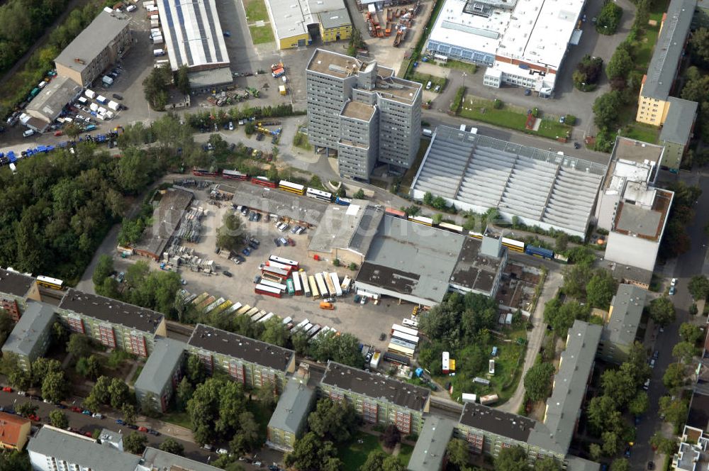 Luftbild Berlin - Industriegebiet an der Bessemerstraße , Eythstraße in Berlin-Tempelhof