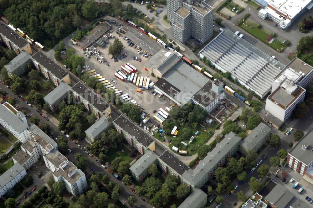 Luftaufnahme Berlin - Industriegebiet an der Bessemerstraße , Eythstraße in Berlin-Tempelhof