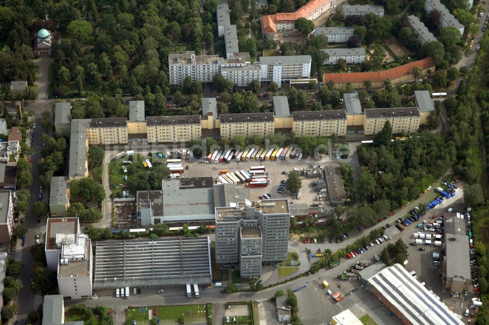 Berlin aus der Vogelperspektive: Industriegebiet an der Bessemerstraße , Eythstraße in Berlin-Tempelhof