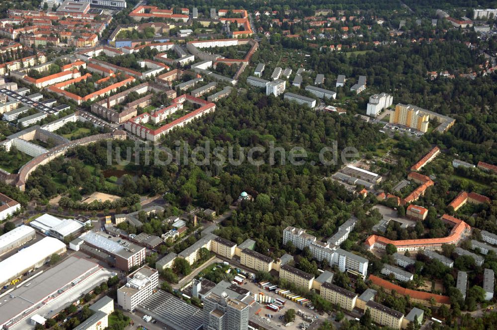 Luftbild Berlin - Industriegebiet an der Bessemerstraße , Eythstraße in Berlin-Tempelhof