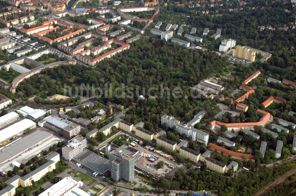 Luftaufnahme Berlin - Industriegebiet an der Bessemerstraße , Eythstraße in Berlin-Tempelhof