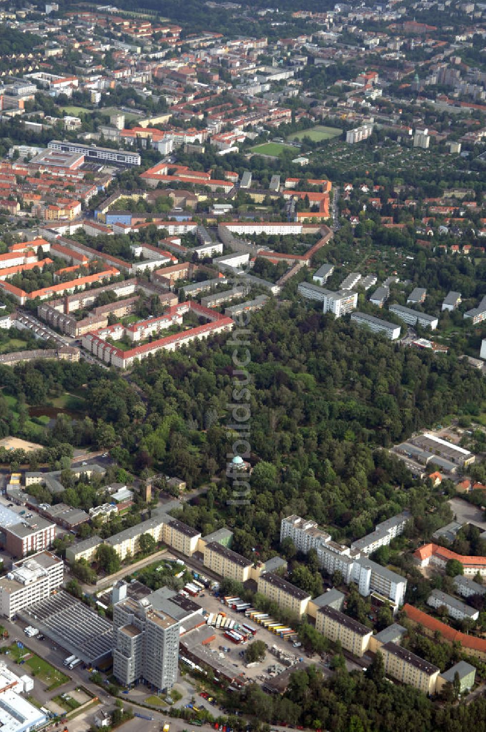 Berlin von oben - Industriegebiet an der Bessemerstraße , Eythstraße in Berlin-Tempelhof