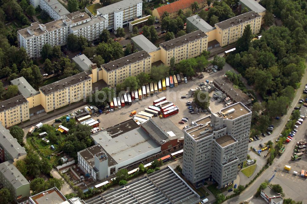 Luftbild Berlin - Industriegebiet an der Bessemerstraße , Eythstraße in Berlin-Tempelhof