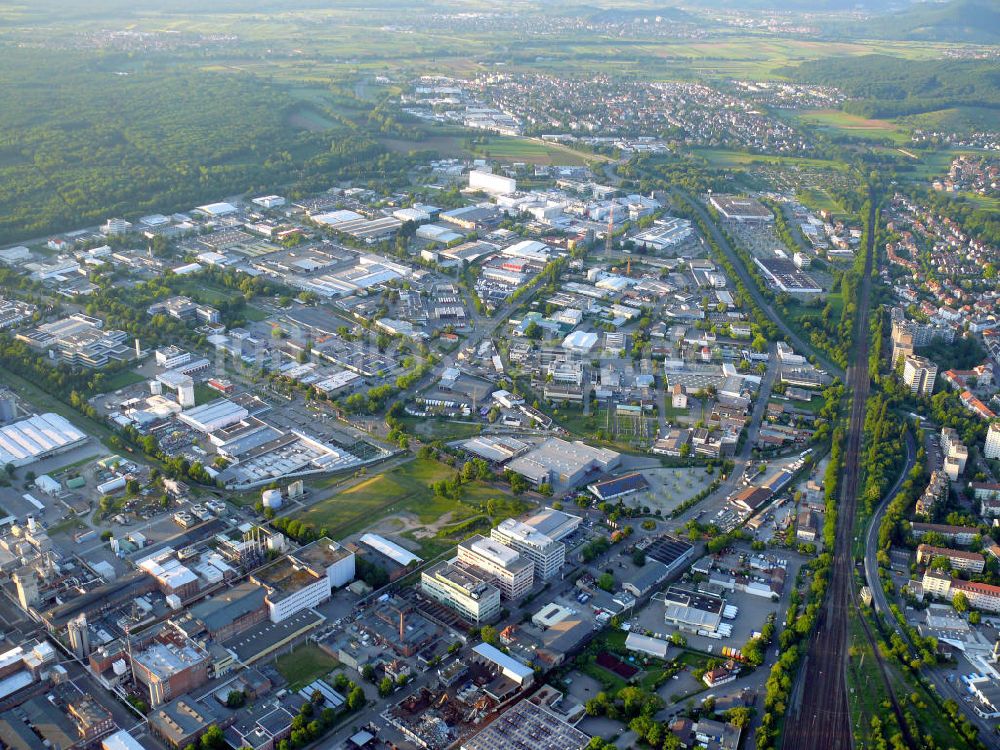 Luftaufnahme Freiburg - Industriegebiet Freiburg