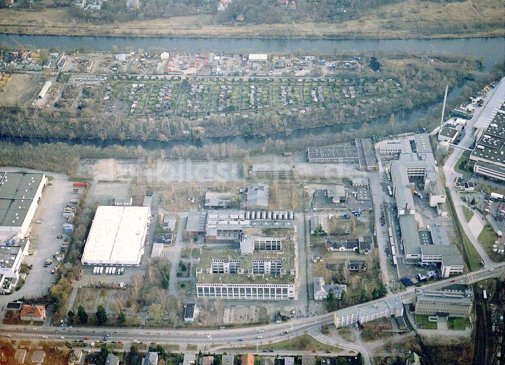 Luftbild Berlin - Lichterfelde - Industriegebiet an der Goerzallee in Berlin - Lichterfelde.