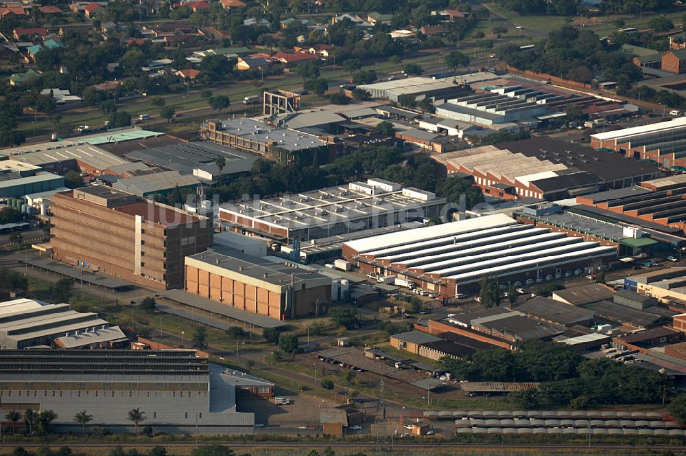 Pretoria aus der Vogelperspektive: Industriegebiet Koedoespoort Industrial in Pretoria