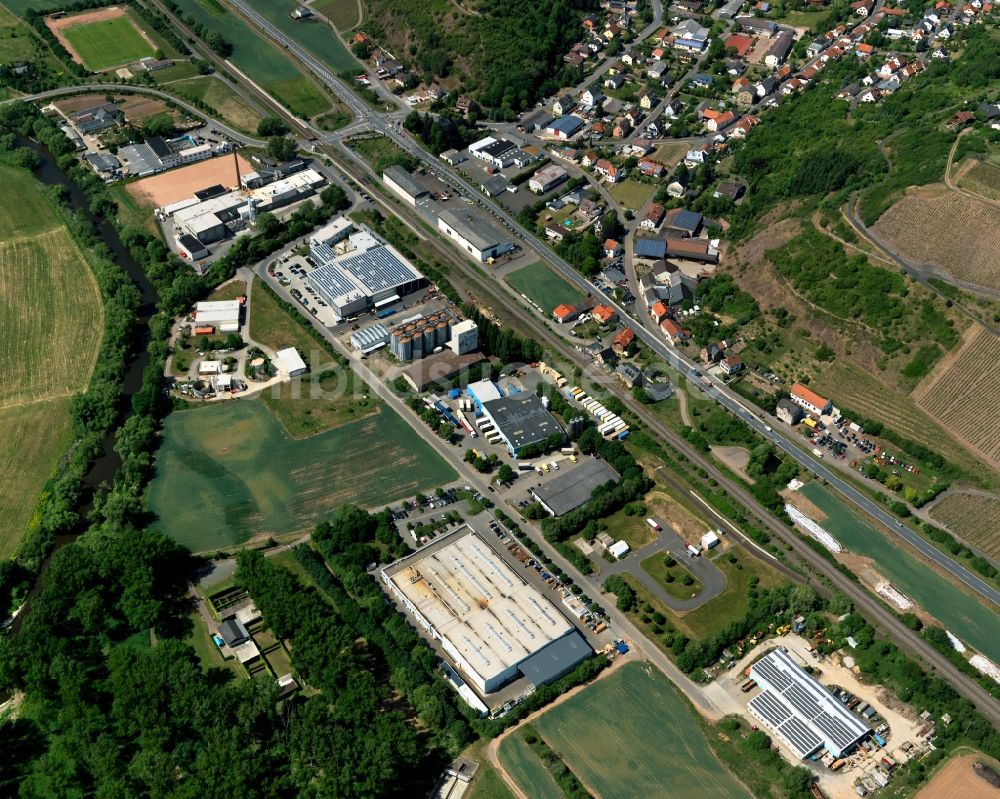 Luftbild Monzingen - Industriegebiet in Monzingen im Bundesland Rheinland-Pfalz