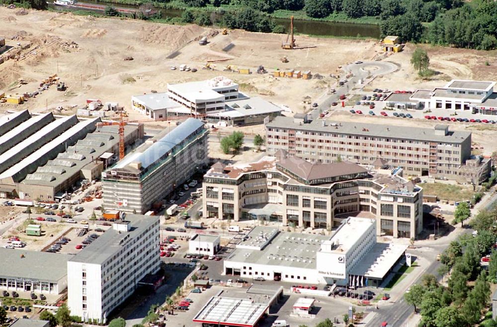 Luftaufnahme Teltow - 09.08.1995 Industriegebiet und Neubaugebiet Teltow