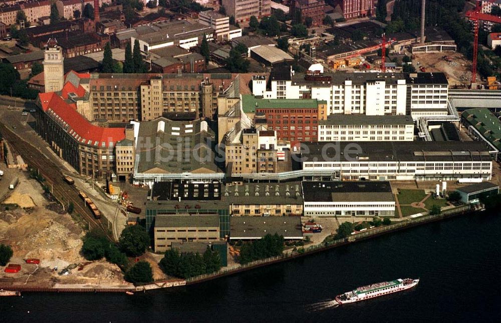 Luftaufnahme Berlin - Industriegebiet Oberschöneweide