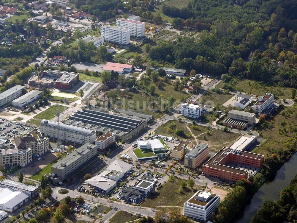 Teltow von oben - Industriegebiet in Teltow