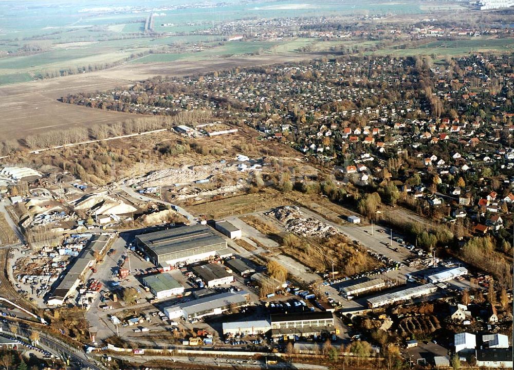 Luftaufnahme Berlin - Heinersdorf - Industriegelände an der Blankenburger Straße in Berlin Heinersdorf (zu Weißensee).