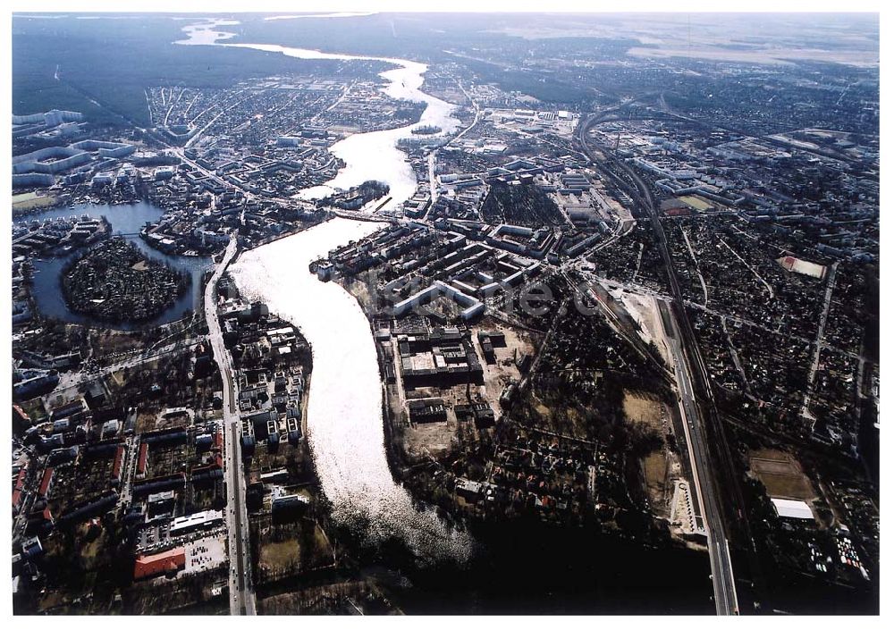 Berlin - KÖPENICK aus der Vogelperspektive: Industriegelände (ehem