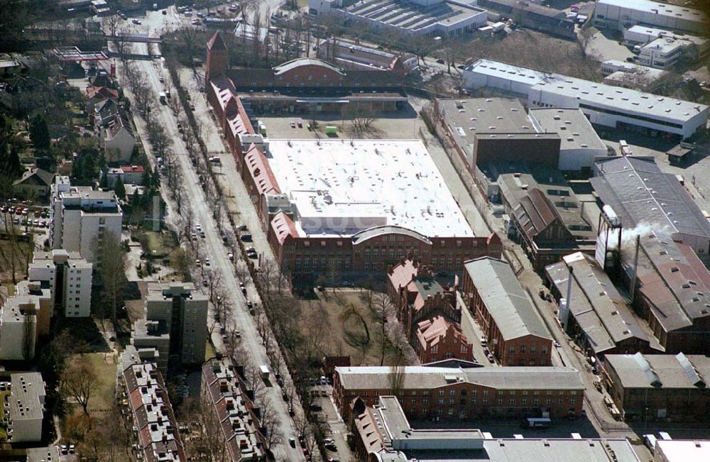 Luftbild Berlin-Reinickendorf - Industriegelände am ehem. Metallwerk am Eichborndamm in Berlin-Reinickendorf