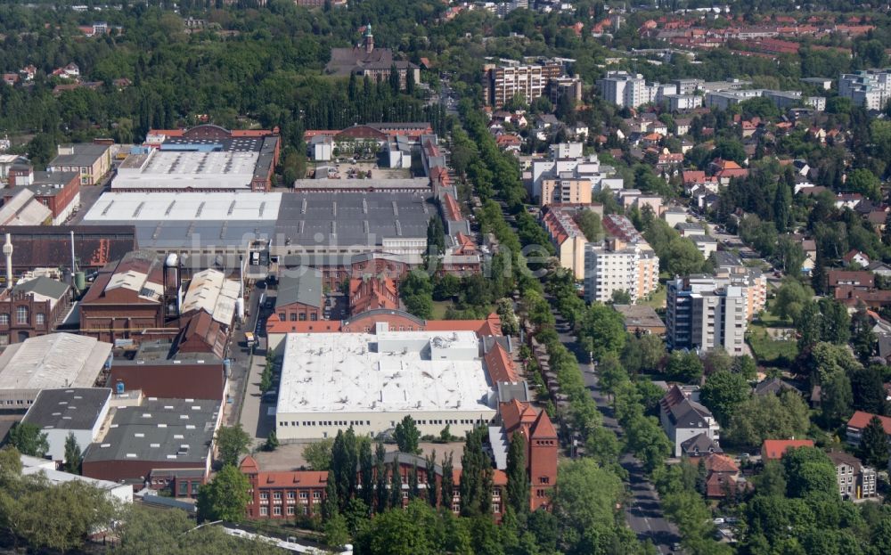 Luftbild Berlin - Industriegelände am Eichborndamm in Berlin-Reinickendorf