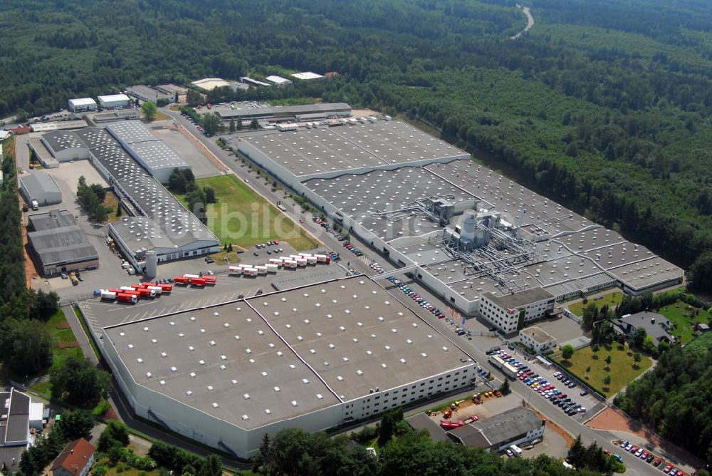 Waldmohr aus der Vogelperspektive: Industriegelände in Waldmohr am Motschweiher