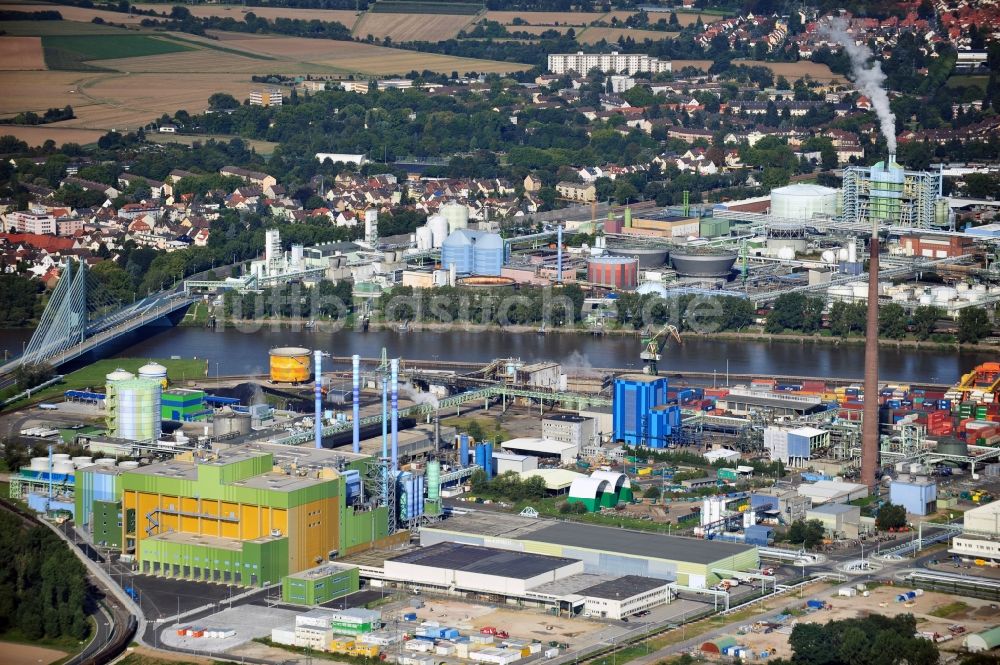 Frankfurt am Main von oben - Industriepark Höchst in Frankfurt am Main in Hessen