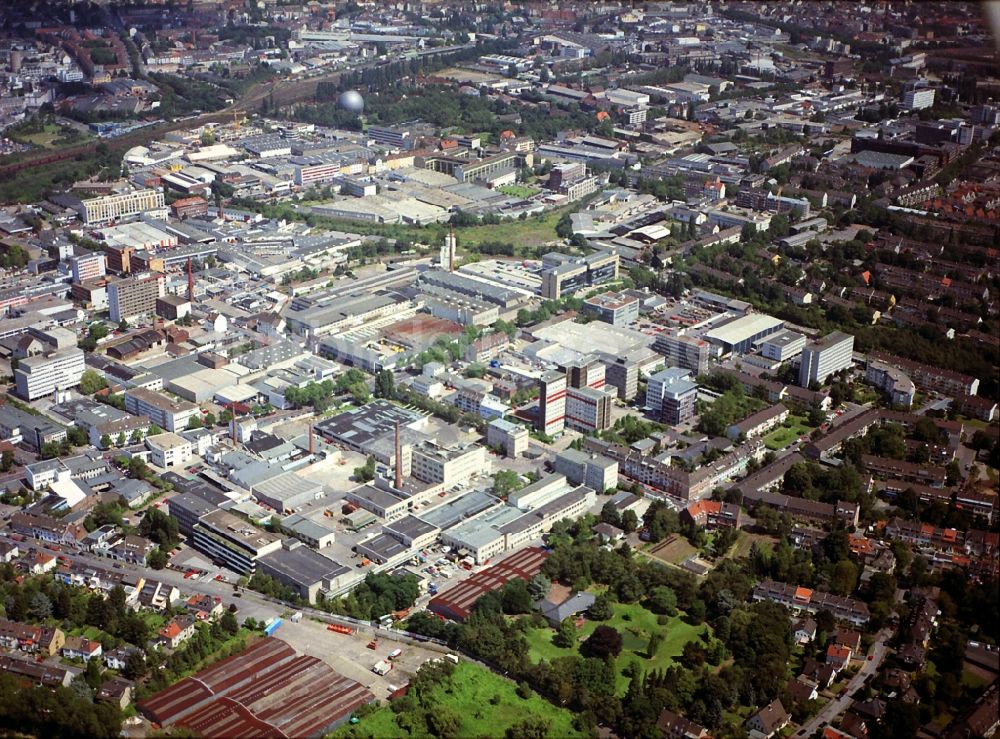 Luftaufnahme Köln - Industriepark in Köln-Müngersdorf im Bundesland Nordrhein-Westfalen