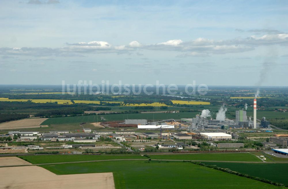 Luftaufnahme Stendal - Industriepark Stendal