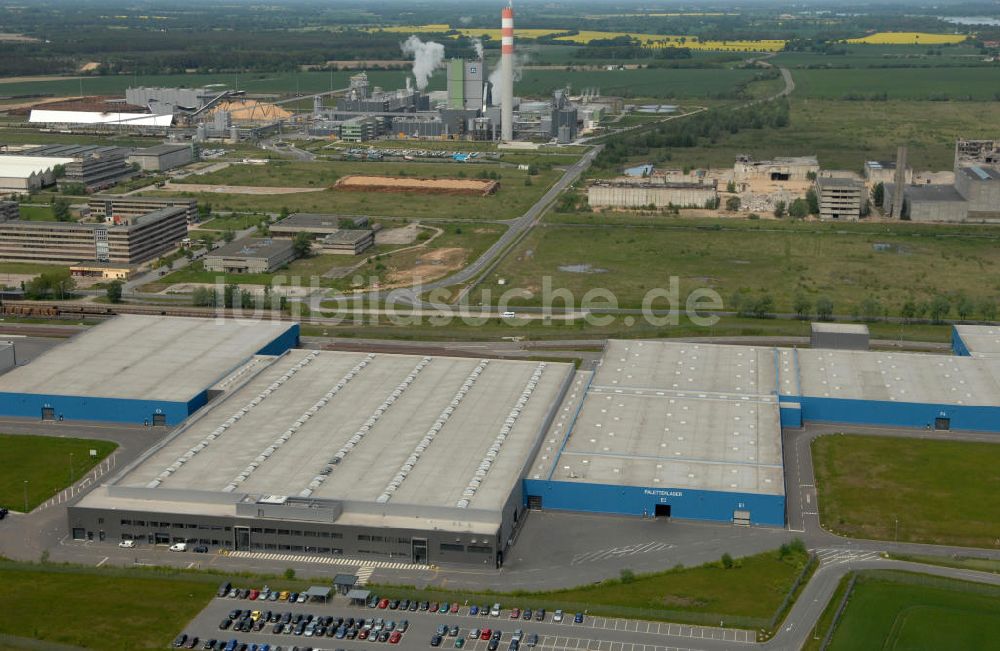 Luftaufnahme Stendal - Industriepark Stendal