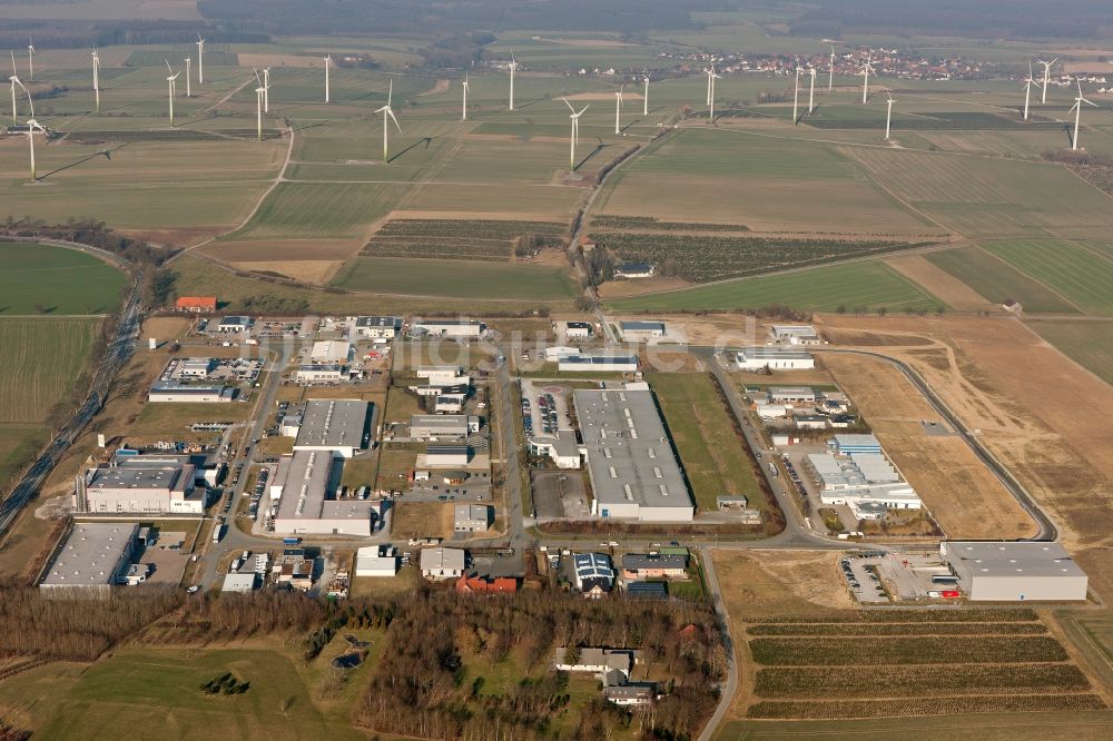Luftaufnahme Warstein OT Belecke - Industriepark Warstein Belecke im Bundesland Nordrhein-Westfalen