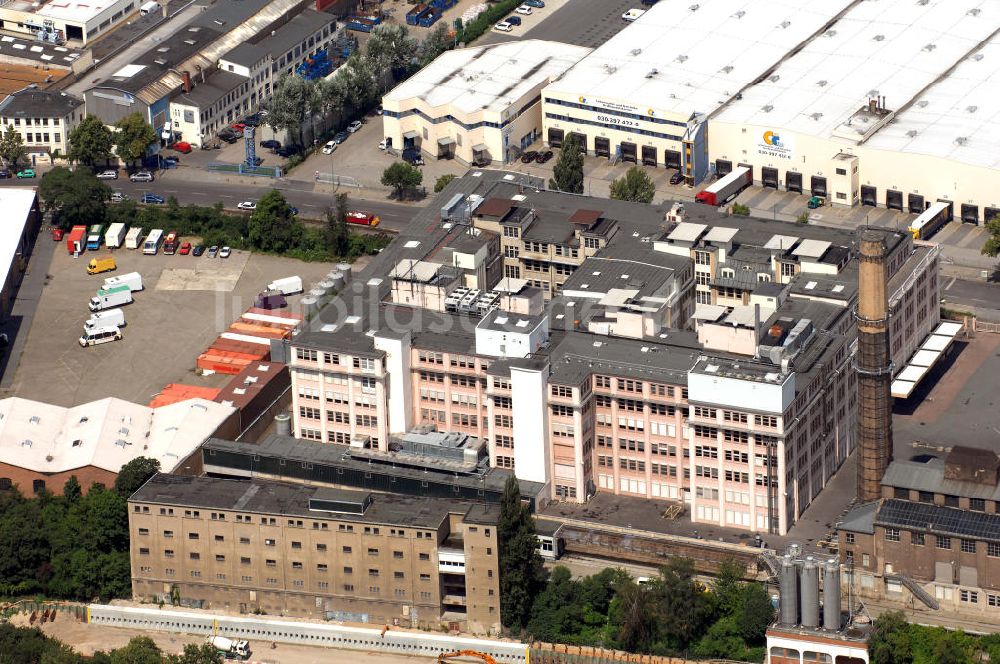 Luftbild Berlin - Industriestraße in Berlin-Tempelhof