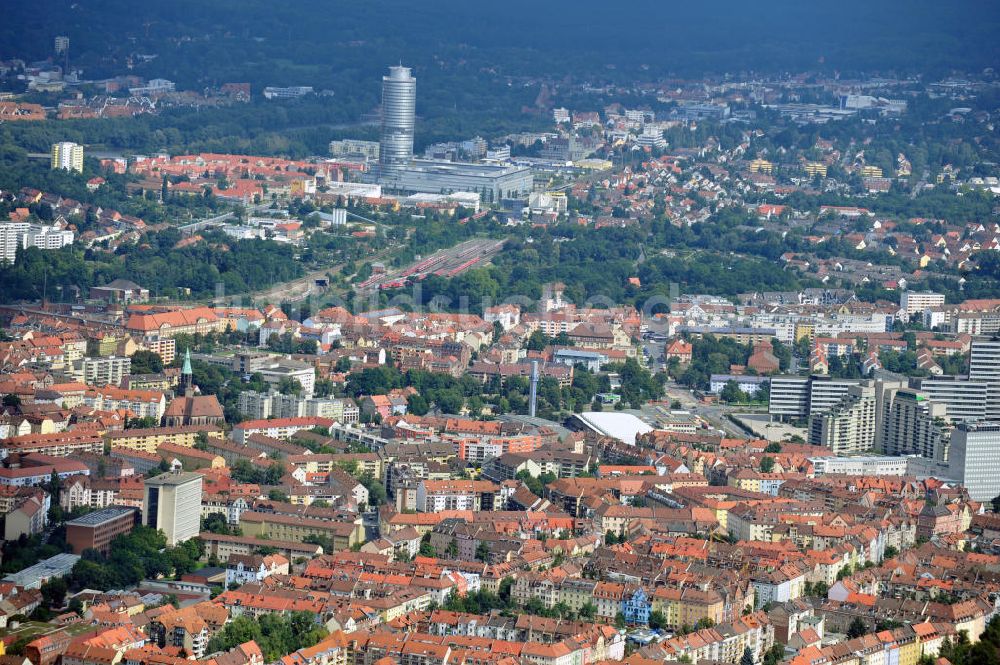 Luftbild Nürnberg - Innenstadt und Altstadtbereiche von Nürnberg