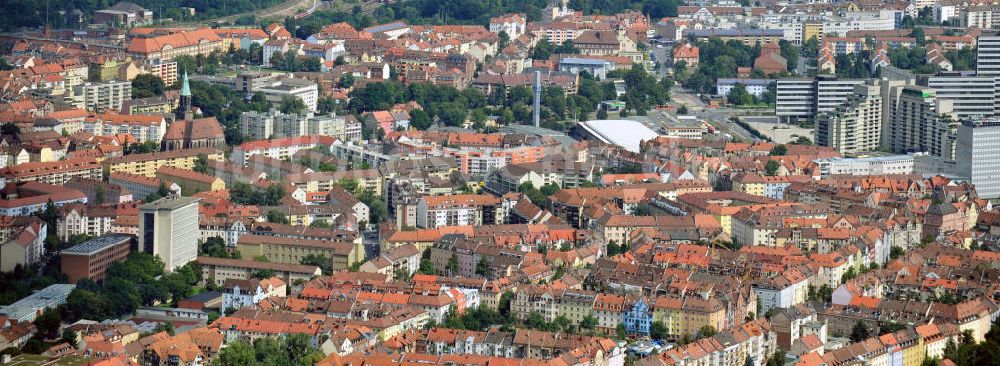 Luftaufnahme Nürnberg - Innenstadt und Altstadtbereiche von Nürnberg