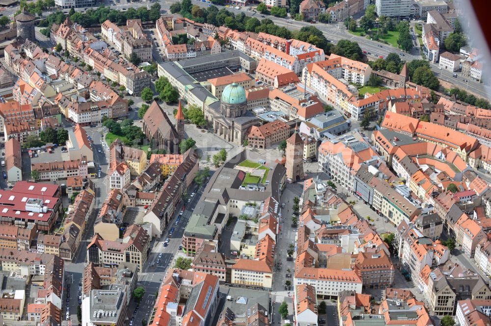 Luftbild Nürnberg - Innenstadt und Altstadtbereiche von Nürnberg