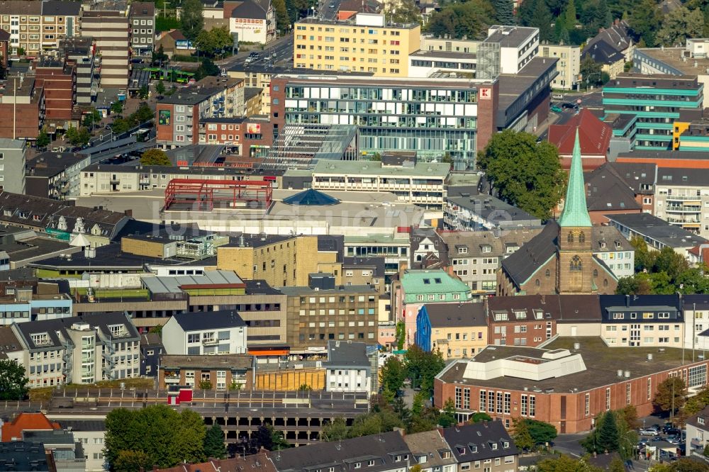 Luftbild Bottrop - Innenstadt von Bottrop im Bundesland Nordrhein-Westfalen