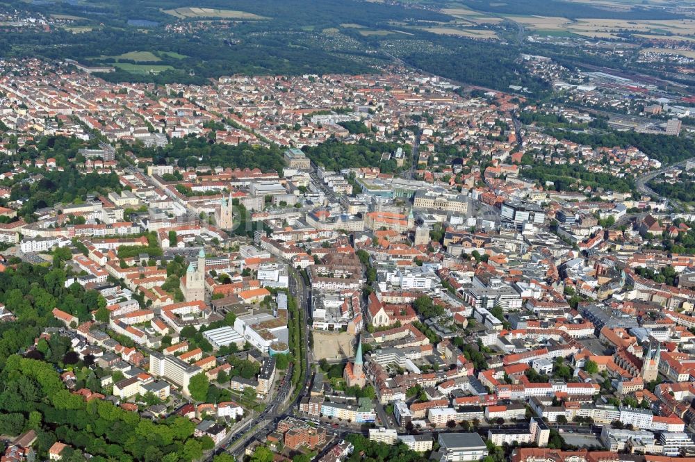 Luftbild Braunschweig - Innenstadt von Braunschweig im Bundesland Niedersachsen