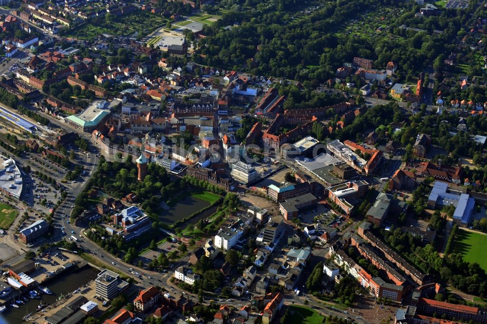 Cuxhaven aus der Vogelperspektive: Innenstadt Cuxhaven im Bundesland Niedersachsen