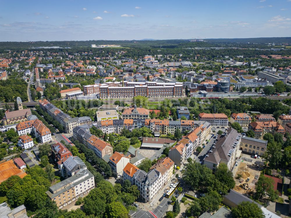 Dresden aus der Vogelperspektive: Innenstadt in Dresden im Bundesland Sachsen, Deutschland